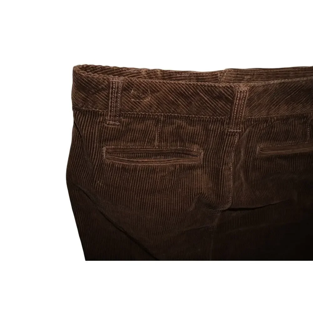 Ralph Lauren Kids Brown Corduroy Skirt – Size 16 – Y2K Preppy Crown Logo